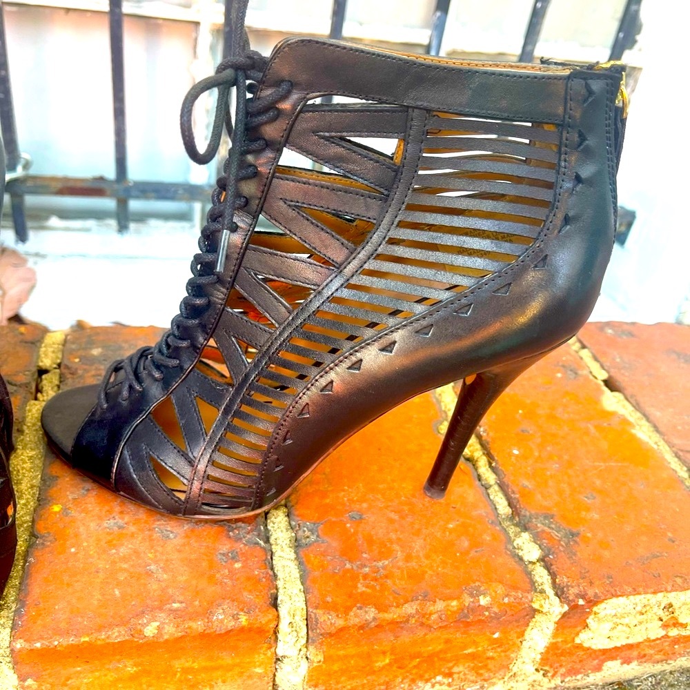 Nine West Angelica Gladiator Lace-up Bootie